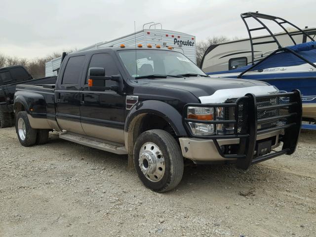 1FTXW43R58EA60546 - 2008 FORD F450 SUPER BLACK photo 1