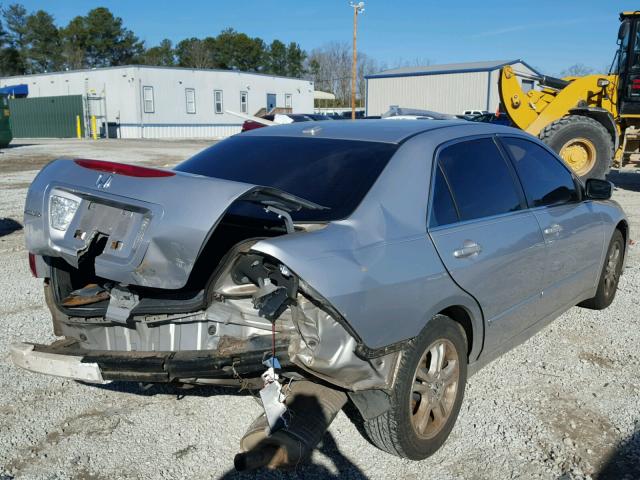 JHMCM56886C006789 - 2006 HONDA ACCORD EX SILVER photo 4