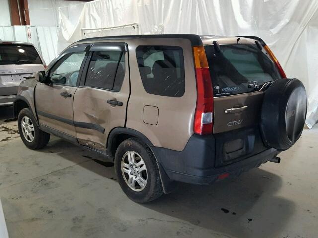 SHSRD78834U248256 - 2004 HONDA CR-V EX TAN photo 3