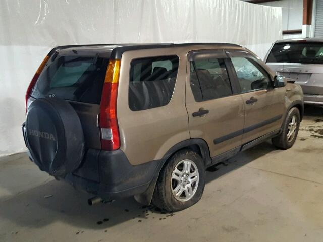 SHSRD78834U248256 - 2004 HONDA CR-V EX TAN photo 4