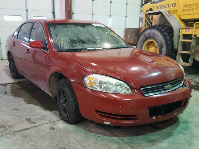 2G1WB58N589209388 - 2008 CHEVROLET IMPALA LS RED photo 1