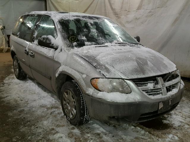 1D4GP25RX6B642626 - 2006 DODGE CARAVAN SE SILVER photo 1