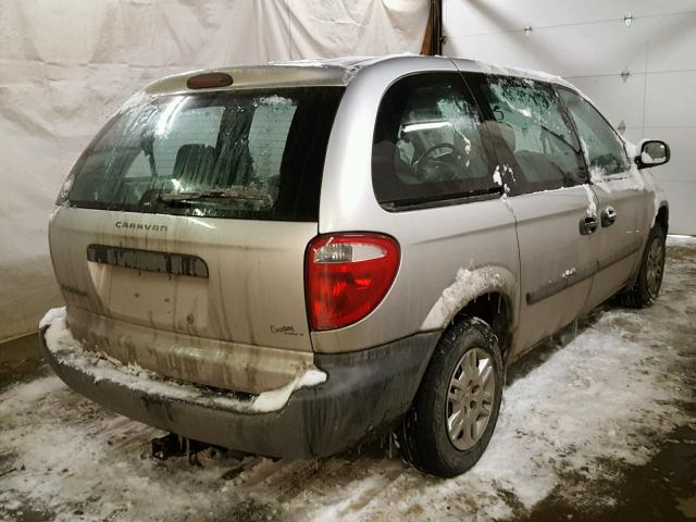 1D4GP25RX6B642626 - 2006 DODGE CARAVAN SE SILVER photo 4