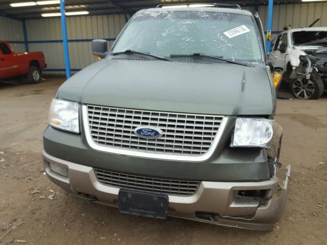 1FMFU18L04LA97381 - 2004 FORD EXPEDITION GREEN photo 10