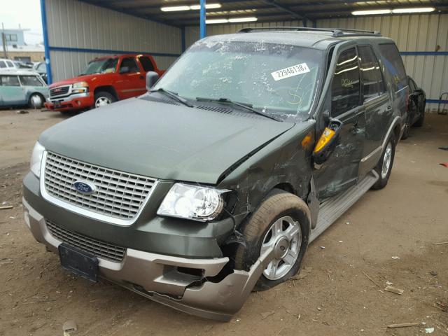 1FMFU18L04LA97381 - 2004 FORD EXPEDITION GREEN photo 2