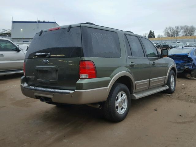 1FMFU18L04LA97381 - 2004 FORD EXPEDITION GREEN photo 4