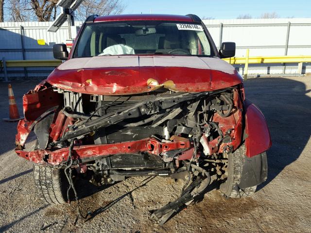 1D8GU58KX7W553057 - 2007 DODGE NITRO SLT RED photo 9