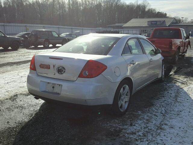 1G2ZG57B194224492 - 2009 PONTIAC G6 SILVER photo 4