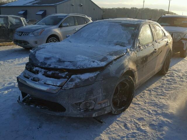 3FAHP0HG4BR148015 - 2011 FORD FUSION SE BLUE photo 2