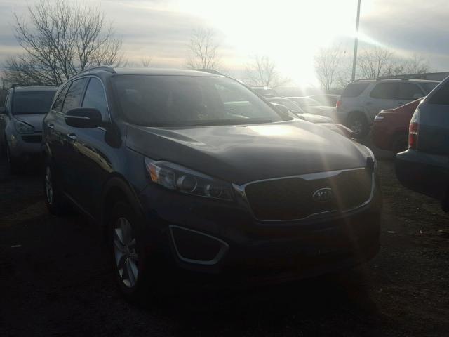 5XYPG4A37GG173318 - 2016 KIA SORENTO LX BLUE photo 1