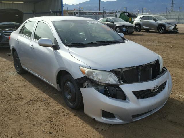 1NXBU40E89Z153677 - 2009 TOYOTA COROLLA BA SILVER photo 1