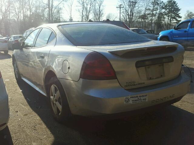 2G2WP582361140800 - 2006 PONTIAC GRAND PRIX SILVER photo 3