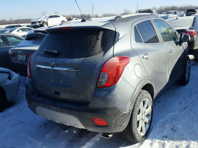 KL4CJBSBXFB138205 - 2015 BUICK ENCORE CON GRAY photo 4