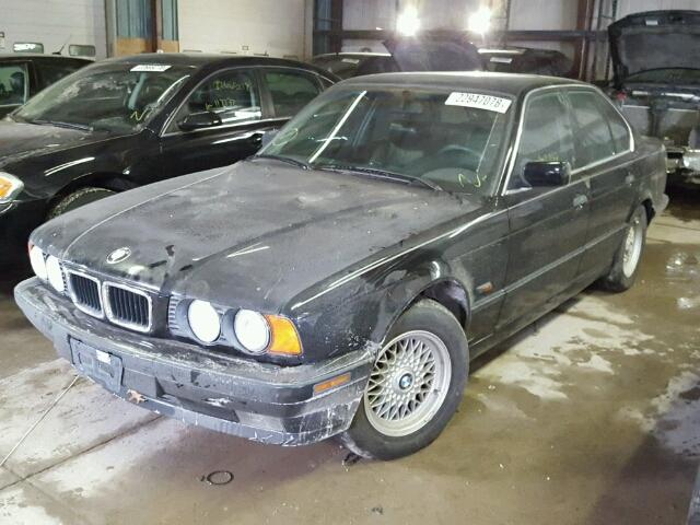 WBAHE2321SGE90598 - 1995 BMW 530 I AUTO BLACK photo 2