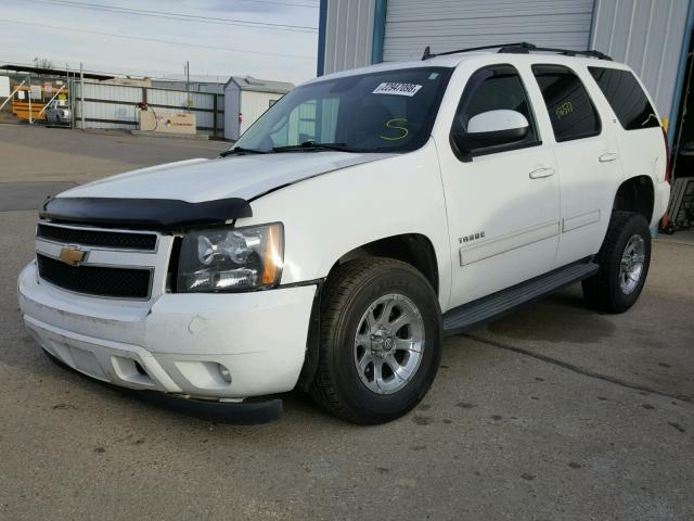 1GNUKBE07AR121578 - 2010 CHEVROLET TAHOE K150 WHITE photo 2