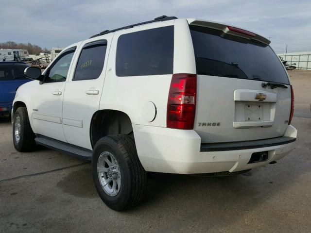 1GNUKBE07AR121578 - 2010 CHEVROLET TAHOE K150 WHITE photo 3