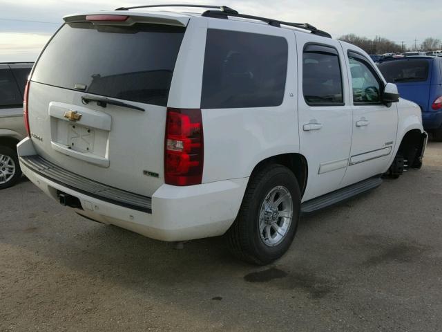 1GNUKBE07AR121578 - 2010 CHEVROLET TAHOE K150 WHITE photo 4