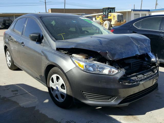 1FADP3E24HL210495 - 2017 FORD FOCUS S GRAY photo 1