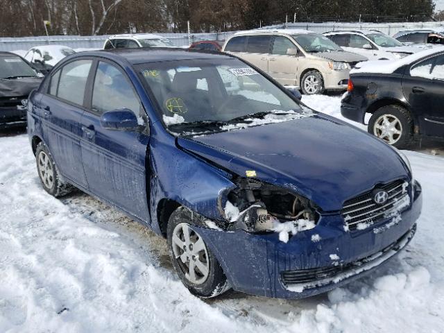 KMHCN4BC0AU434759 - 2010 HYUNDAI ACCENT GLS BLUE photo 1