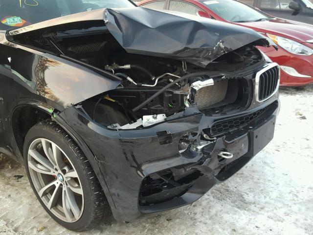 5UXKR0C57E0H18773 - 2014 BMW X5 XDRIVE3 BLACK photo 9