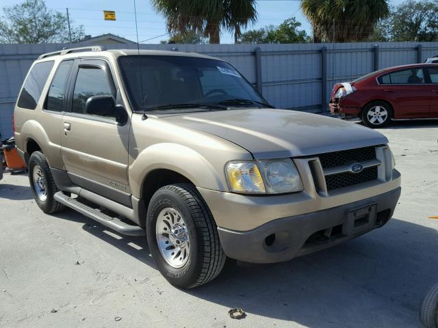 1FMYU60E21UB73370 - 2001 FORD EXPLORER S TAN photo 1