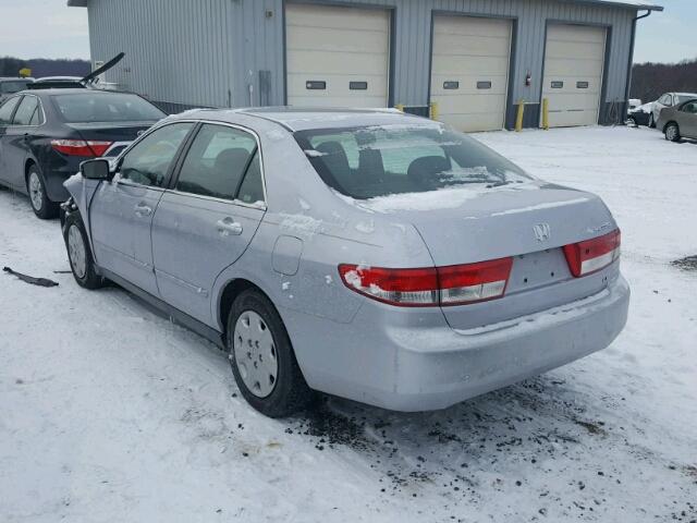 1HGCM56344A006319 - 2004 HONDA ACCORD LX SILVER photo 3