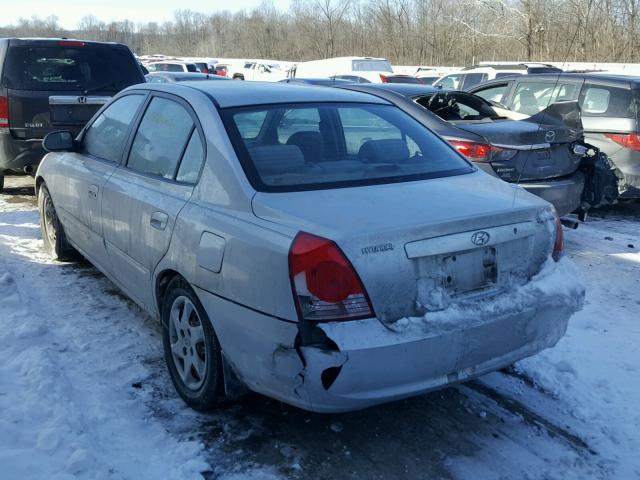 KMHDN46D15U173817 - 2005 HYUNDAI ELANTRA GL GRAY photo 3