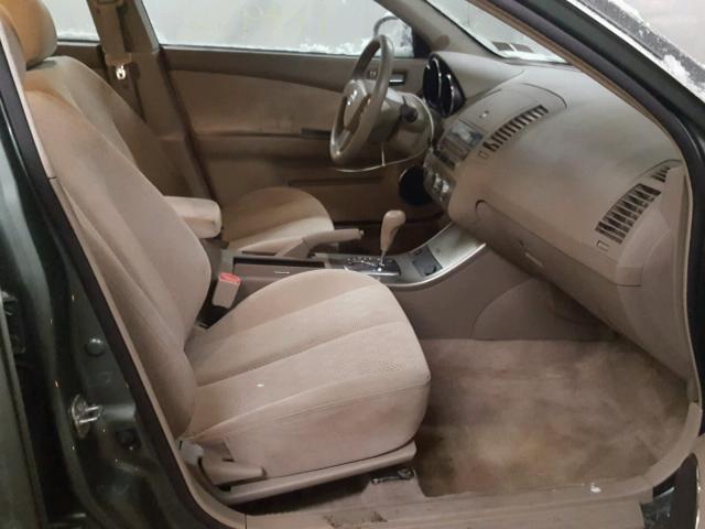 1N4AL11D35C116677 - 2005 NISSAN ALTIMA S GREEN photo 5