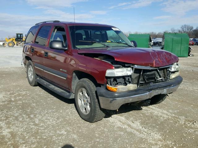 1GNEC13V03R309212 - 2003 CHEVROLET TAHOE C150 RED photo 1