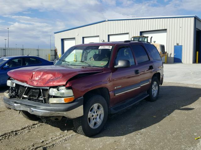 1GNEC13V03R309212 - 2003 CHEVROLET TAHOE C150 RED photo 2