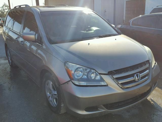 5FNRL38796B067661 - 2006 HONDA ODYSSEY EX TAN photo 1