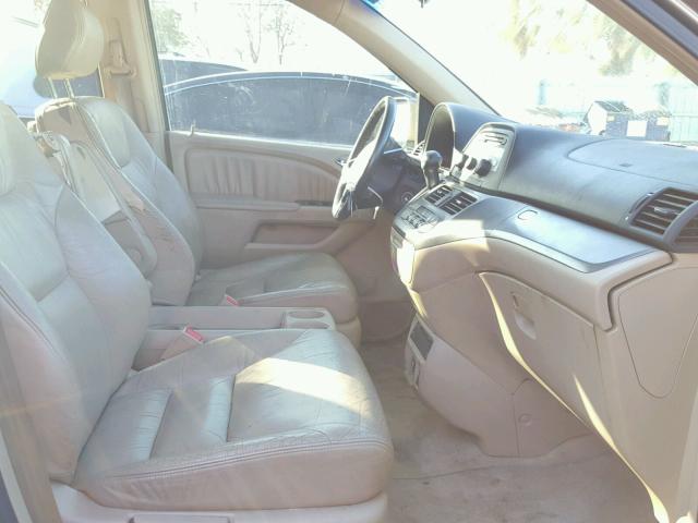 5FNRL38796B067661 - 2006 HONDA ODYSSEY EX TAN photo 5