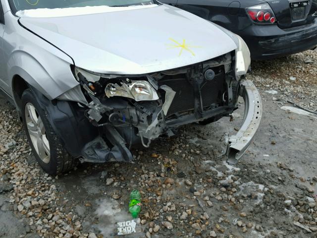 JF2SH63659H791467 - 2009 SUBARU FORESTER 2 SILVER photo 9