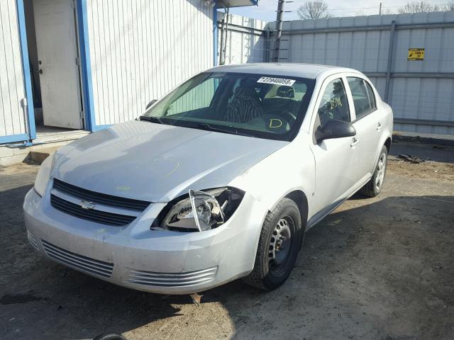 1G1AK55F177347579 - 2007 CHEVROLET COBALT LS SILVER photo 2