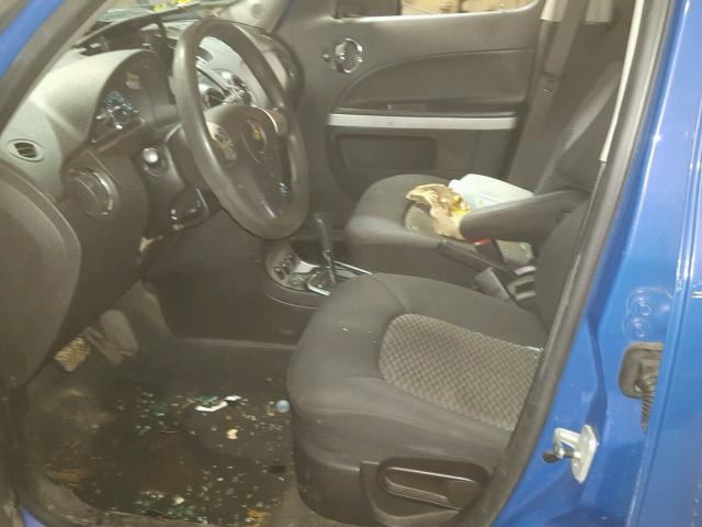3GNDA13D08S607482 - 2008 CHEVROLET HHR LS BLUE photo 5