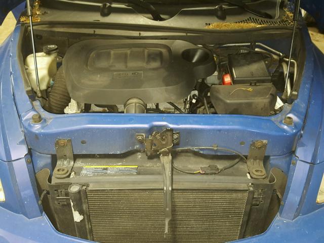 3GNDA13D08S607482 - 2008 CHEVROLET HHR LS BLUE photo 7