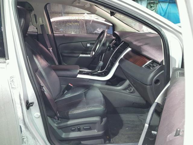 2FMDK3KC3DBA79359 - 2013 FORD EDGE LIMIT SILVER photo 5