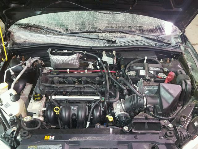 1FAHP35N19W112939 - 2009 FORD FOCUS SE BLACK photo 7