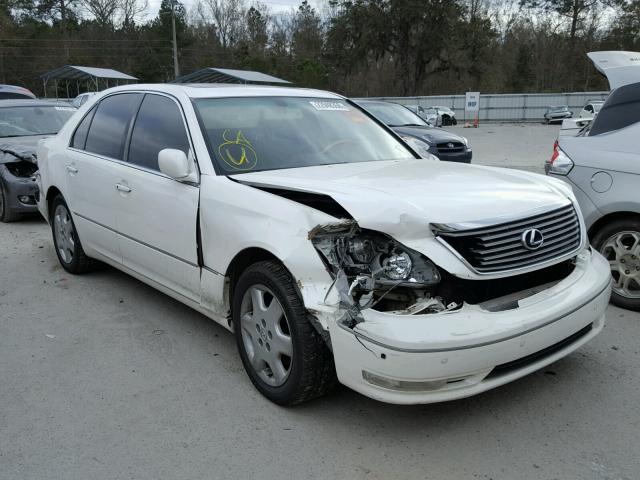 JTHBN36F150176360 - 2005 LEXUS LS 430 WHITE photo 1