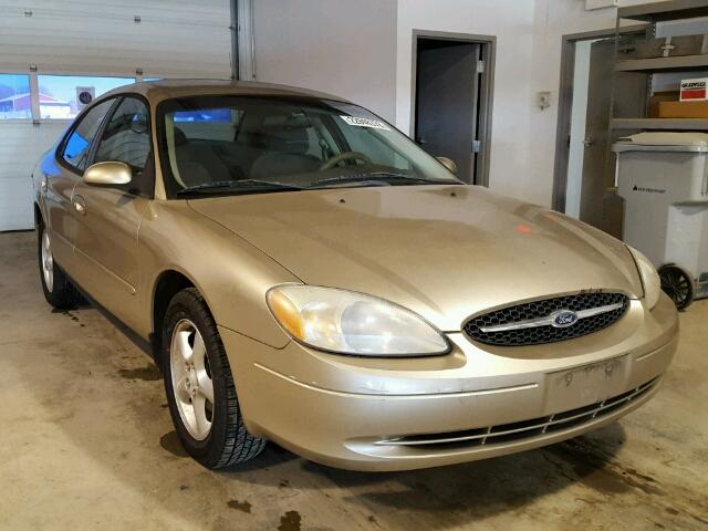 1FAFP53U5YA106053 - 2000 FORD TAURUS SE GOLD photo 1