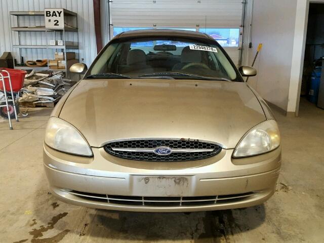 1FAFP53U5YA106053 - 2000 FORD TAURUS SE GOLD photo 9