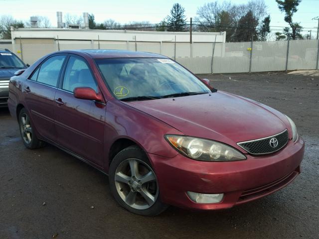 4T1BA32K45U507159 - 2005 TOYOTA CAMRY SE BURGUNDY photo 1