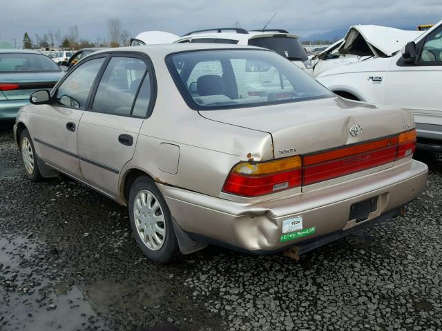 1NXAE09B1RZ124077 - 1994 TOYOTA COROLLA LE GOLD photo 3