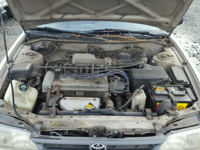 1NXAE09B1RZ124077 - 1994 TOYOTA COROLLA LE GOLD photo 7