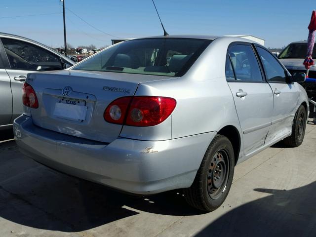 1NXBR32E97Z898444 - 2007 TOYOTA COROLLA CE SILVER photo 4