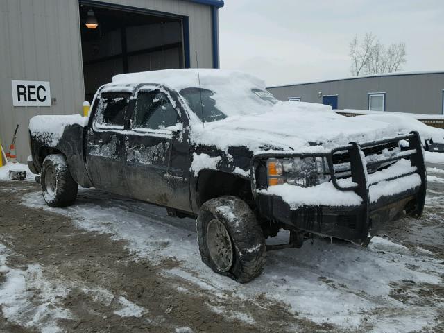 1GCHK23638F161248 - 2008 CHEVROLET SILVERADO BLACK photo 1