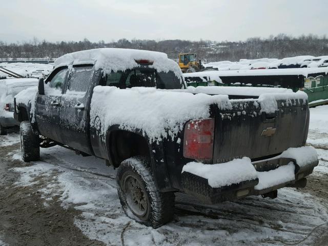 1GCHK23638F161248 - 2008 CHEVROLET SILVERADO BLACK photo 3