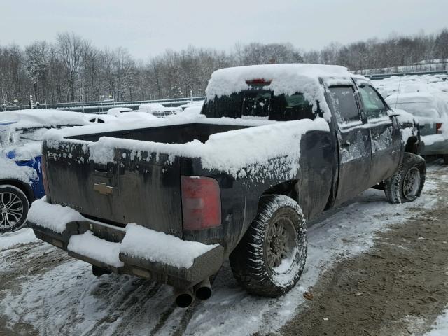 1GCHK23638F161248 - 2008 CHEVROLET SILVERADO BLACK photo 4