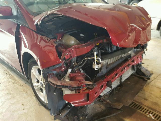 1FADP3F26DL306038 - 2013 FORD FOCUS SE RED photo 9