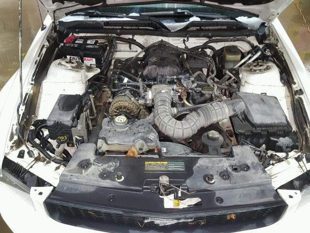 1ZVFT80NX55249991 - 2005 FORD MUSTANG WHITE photo 7